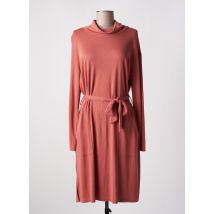 PAZ TORRAS - Robe mi-longue rose en modal - Femme - Taille 38 - Modz