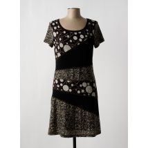 JUS D'ORANGE - Robe mi-longue noir en polyester - Femme - Taille 40 - Modz