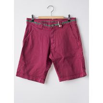 RECYCLED ART WORLD - Bermuda rouge en coton - Homme - Taille W29 - Modz