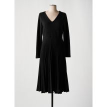 MALOKA - Robe mi-longue noir en polyester - Femme - Taille 36 - Modz