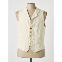 BY CHARLIE B - Gilet sans manche beige en coton - Homme - Taille L - Modz