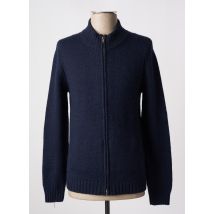 ANONYM APPAREL - Gilet manches longues bleu en alpaga - Homme - Taille S - Modz