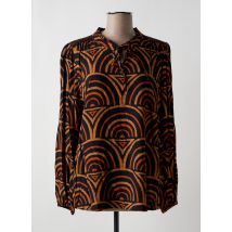 GEISHA - Blouse marron en viscose - Femme - Taille 36 - Modz