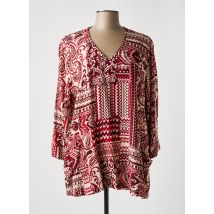 KAKIE - Tunique manches longues rouge en viscose - Femme - Taille 44 - Modz