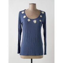 MISS MISS - Top bleu en viscose - Femme - Taille 38 - Modz