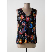 PAUSE CAFE - Top noir en coton - Femme - Taille 40 - Modz