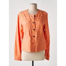 DIANE LAURY - Veste casual orange en coton - Femme - Taille 48 - Modz