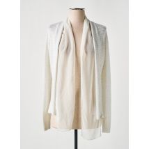 AKELA KEY - Gilet manches longues blanc en acrylique - Femme - Taille 36 - Modz
