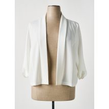 PAUSE CAFE - Veste chic blanc en polyester - Femme - Taille 50 - Modz