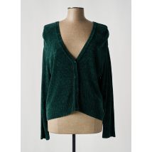 LE PETIT BAIGNEUR - Gilet manches longues vert en viscose - Femme - Taille 42 - Modz