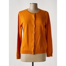 NICE THINGS - Gilet manches longues jaune en coton - Femme - Taille 42 - Modz