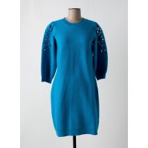 ESQUALO - Robe pull bleu en acrylique - Femme - Taille 34 - Modz