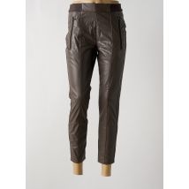 STREET ONE - Pantalon 7/8 marron en polyester - Femme - Taille TU - Modz