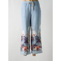 WHITE STUFF - Pantalon droit bleu en coton - Femme - Taille 36 - Modz