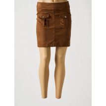 LES TROPEZIENNES PAR M.BELARBI - Jupe courte marron en polyester - Femme - Taille 36 - Modz