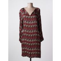 LA FÉE ATELIER BY LA FÉE MARABOUTÉE - Robe mi-longue marron en viscose - Femme - Taille 40 - Modz