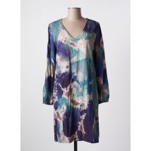 LA FEE MARABOUTEE - Robe courte bleu en viscose - Femme - Taille 40 - Modz