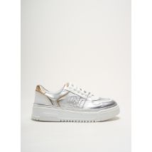 CAFE NOIR - Baskets argent en cuir - Femme - Taille 36 - Modz