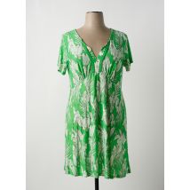 AGATHE & LOUISE - Robe mi-longue vert en viscose - Femme - Taille 46 - Modz