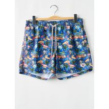 DARIO BELTRAN - Short de bain bleu en polyester - Homme - Taille S - Modz