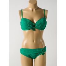 DAG ADOM - Maillot de bain 2 pièces vert en polyamide - Femme - Taille 44 - Modz