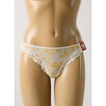 MARIE JO - Tanga jaune en polyamide - Femme - Taille 40 - Modz