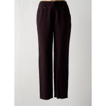 MY WAY - Pantalon droit violet en viscose - Femme - Taille 40 - Modz
