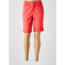 TBS - Bermuda orange en coton - Femme - Taille 38 - Modz