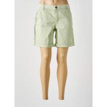 TBS - Bermuda vert en coton - Femme - Taille 46 - Modz
