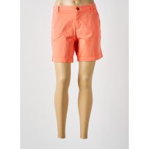 TBS - Bermuda orange en coton - Femme - Taille 44 - Modz