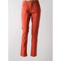 TBS - Jeans coupe slim orange fonce en coton - Femme - Taille 46 - Modz