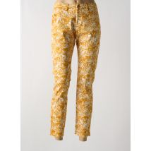 KANOPE - Pantalon chino jaune en coton - Femme - Taille 36 - Modz