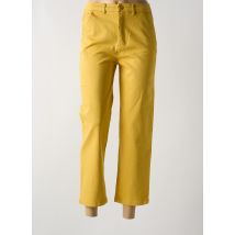REIKO - Pantalon chino jaune en coton - Femme - Taille W26 - Modz