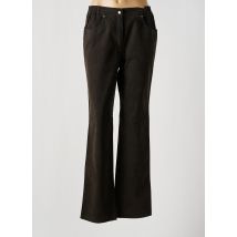 STARK - Pantalon droit marron en coton - Femme - Taille 40 - Modz
