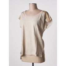 BEST MOUNTAIN - Top beige en coton - Femme - Taille 36 - Modz