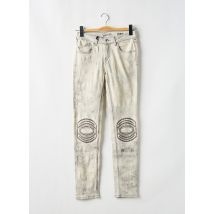 SCHOOL RAG - Jeans skinny gris en coton - Femme - Taille W27 - Modz