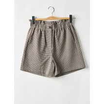 C'EST BEAU LA VIE - Short beige en polyester - Femme - Taille 34 - Modz