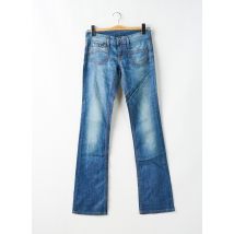 LES P'TITES BOMBES - Jean coupe flare bleu en coton - Femme - Taille W27 - Modz