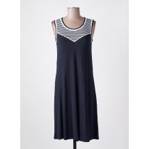 KALISSON - Chemise de nuit bleu en viscose - Femme - Taille 38 - Modz