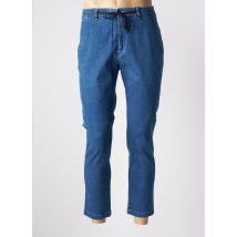 DISTRETTO 12 - Pantalon chino bleu en coton - Homme - Taille 48 - Modz