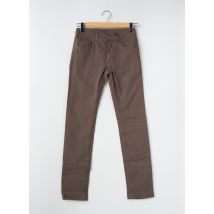 TELERIA ZED - Pantalon slim marron clair en coton - Homme - Taille W29 - Modz