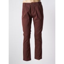 INDIVIDUAL - Pantalon chino marron en coton - Homme - Taille 48 - Modz