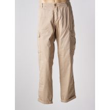 40WEFT - Pantalon cargo beige clair en coton - Homme - Taille 48 - Modz