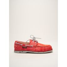 LA MARINE - Chaussures bâteau rouge en textile - Homme - Taille 44 - Modz