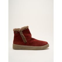 MOBILS - Bottines/Boots rouge en cuir - Femme - Taille 39 - Modz
