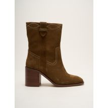 LES TROPEZIENNES PAR M.BELARBI - Bottines/Boots marron en cuir - Femme - Taille 38 - Modz