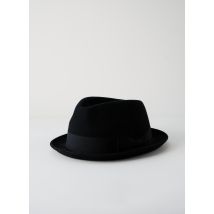 STETSON - Chapeau noir en coton - Homme - Taille 60 - Modz