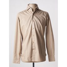 BAGUTTA - Chemise manches longues beige en coton - Homme - Taille S - Modz
