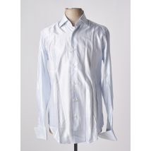 CARLO PIGNATELLI - Chemise manches longues bleu en coton - Homme - Taille L - Modz