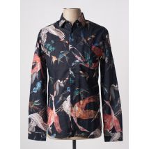 OLIVIER STRELLI - Chemise manches longues bleu en coton - Homme - Taille S - Modz